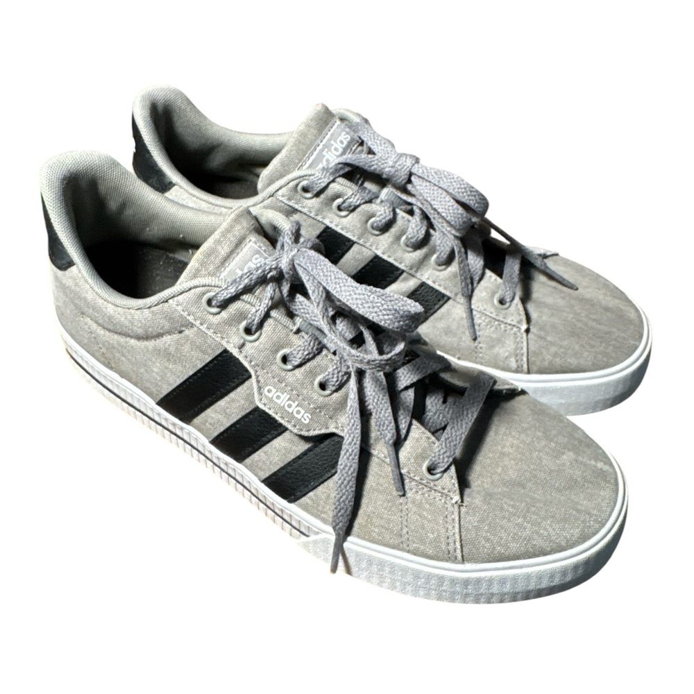 Adidas Daily 3.0 Men's Sz 10 Shoes, Gray Black & White